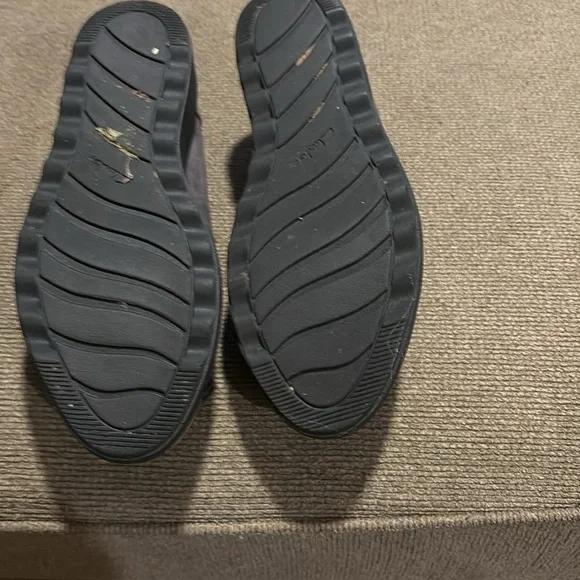 Clarks Gray Suede Loafers - Picture 5 of 5